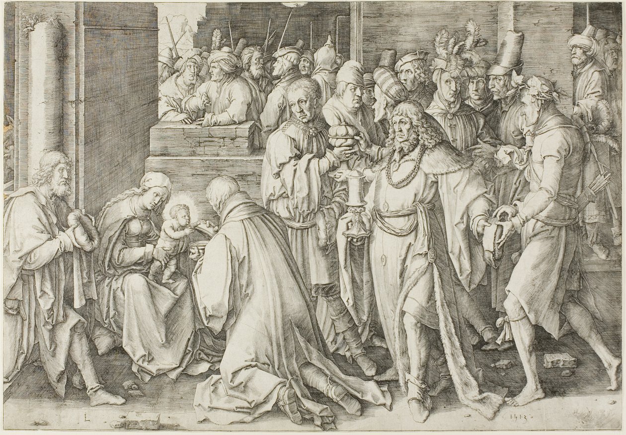 Die Anbetung der Könige von Lucas van Leyden