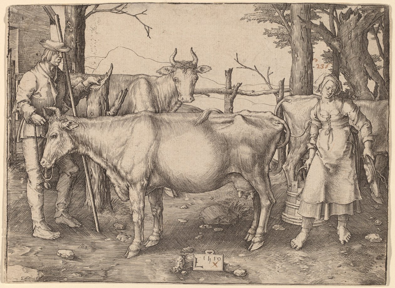Die Milchmagd von Lucas van Leyden