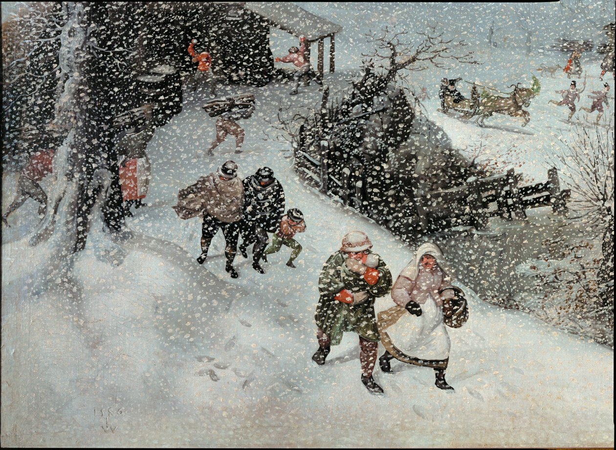 Winterlandschaft von Lucas van Valckenborch
