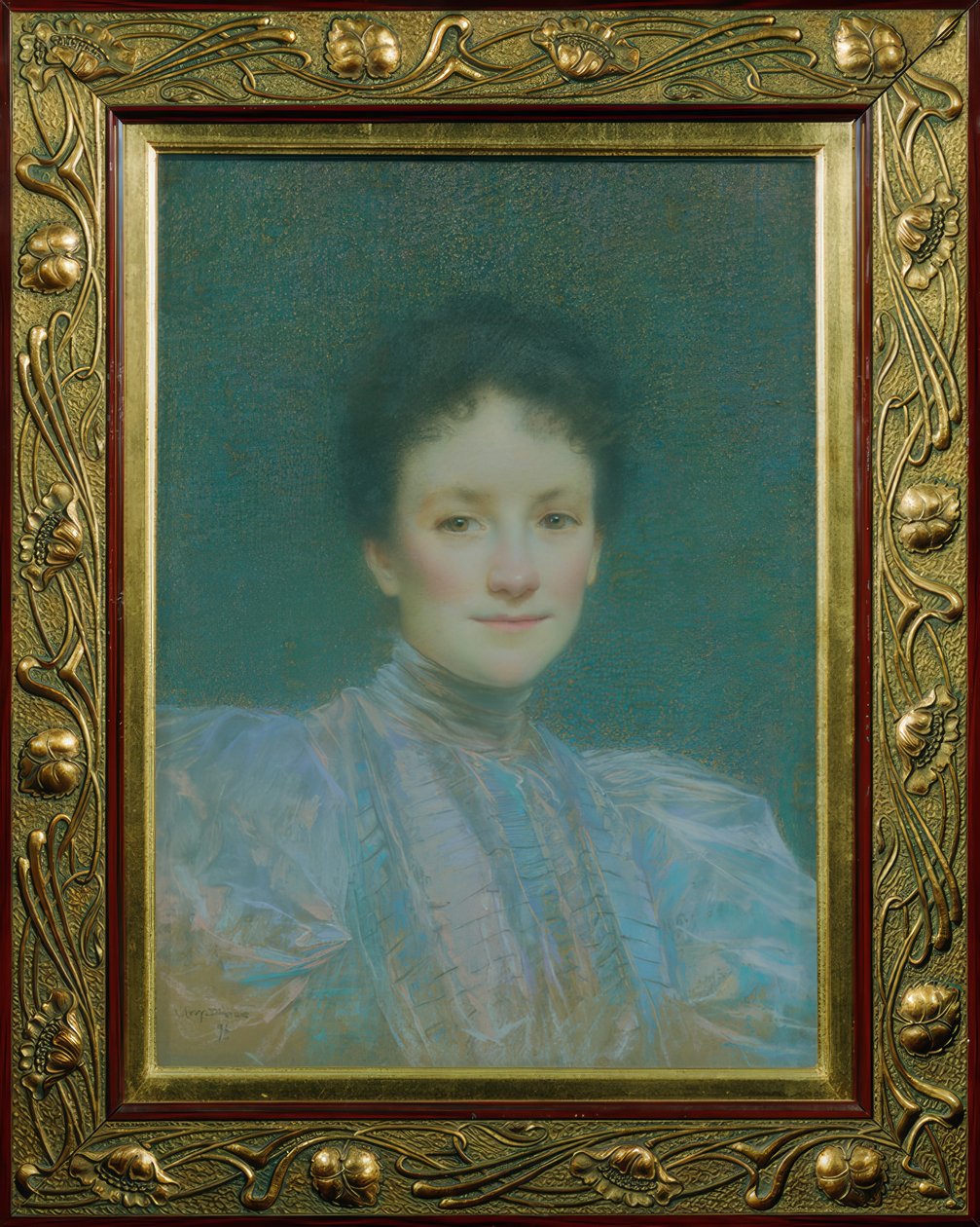 Frauenporträt von Lucien Levy Dhurmer