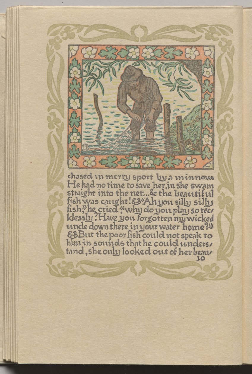 Die Königin der Fische: Tafel 10 von Lucien Pissarro