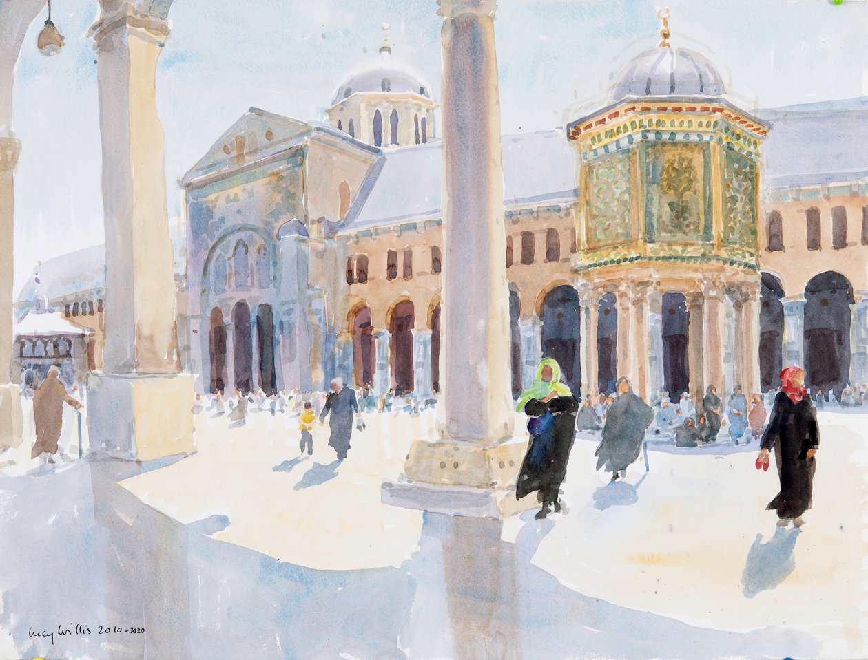 Die Große Umayyaden-Moschee, Damaskus, Syrien von Lucy Willis