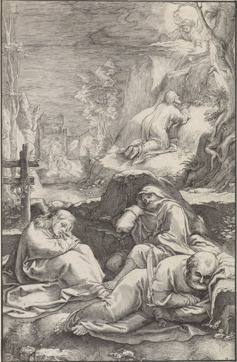 Christus im Garten Gethsemane von Ludovicus Siceram