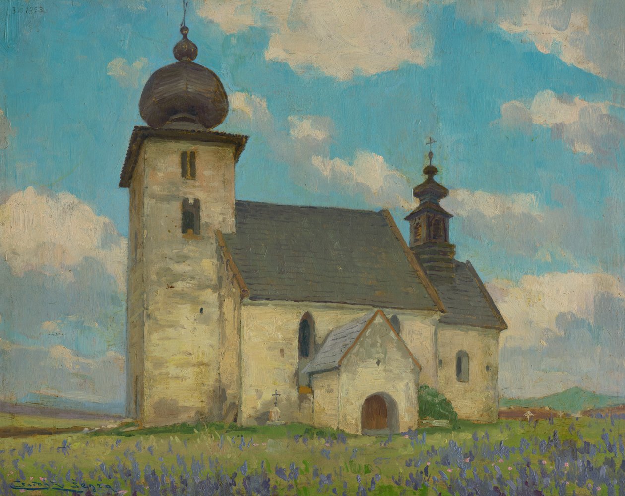 Gotische Kirche des Heiligen Geistes in Žehra von Ludovit Cordak