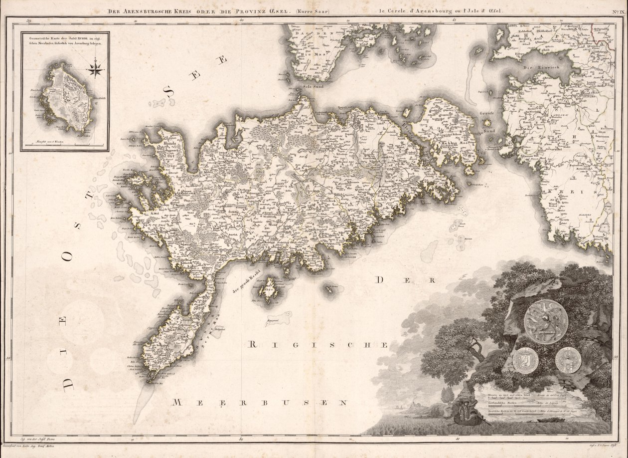 Der Arensbugsche Kreis oder die Provinz von Ludvig August; Hartknoch Mellin