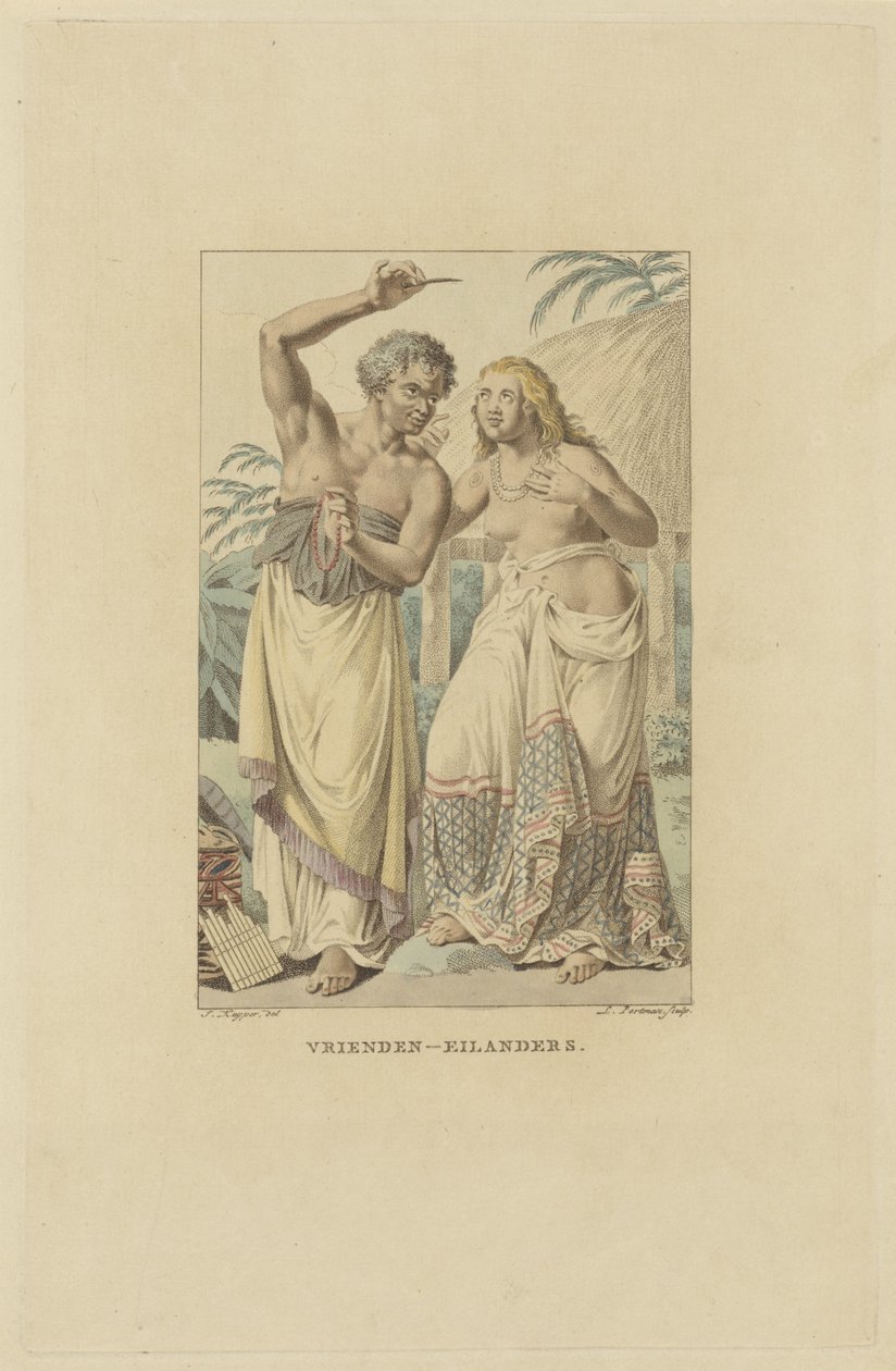Bewohner der Freundschaftsinseln (Tonga-Archipel) von Ludwig Gottlieb Portman