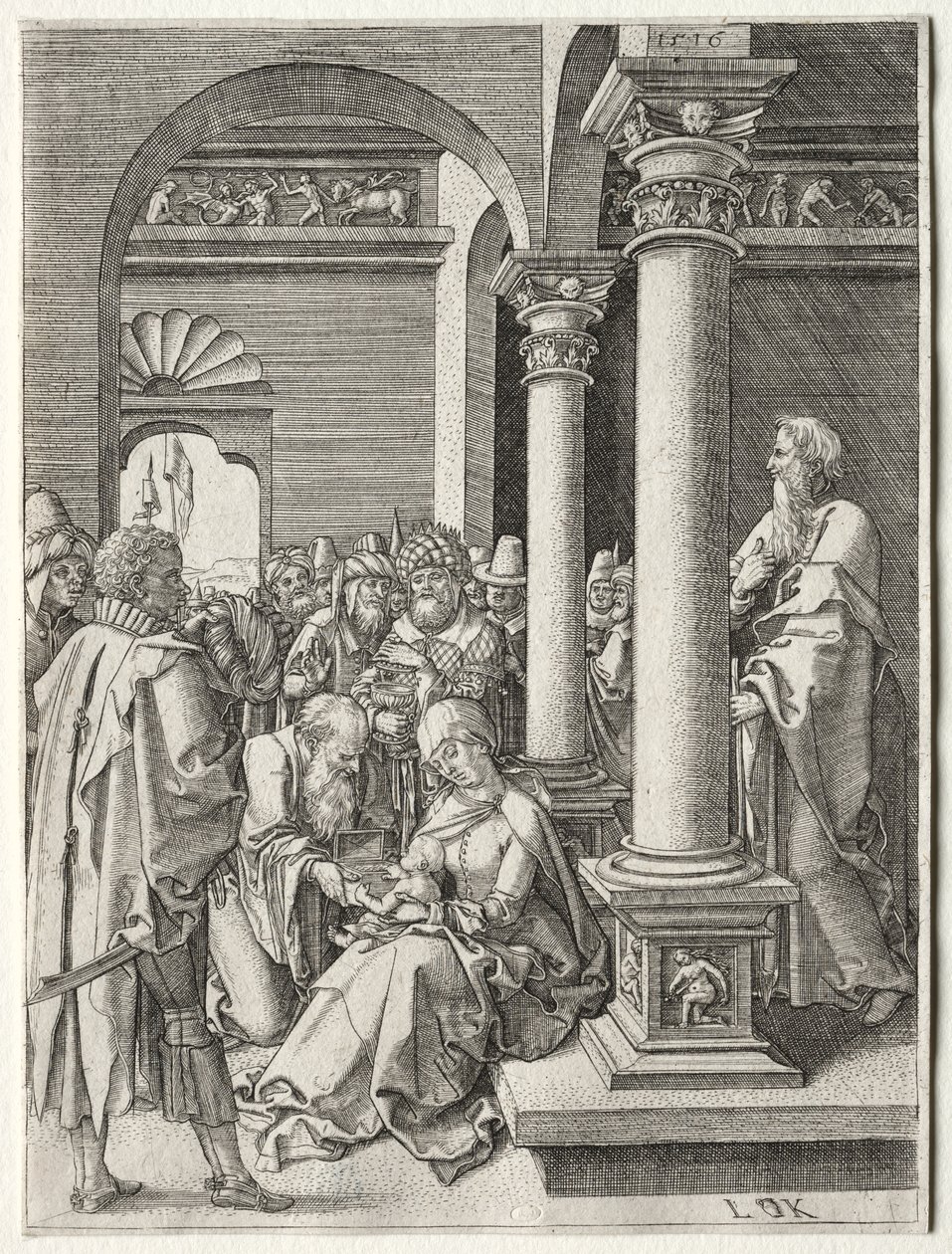 Die Anbetung der Könige von Ludwig Krug