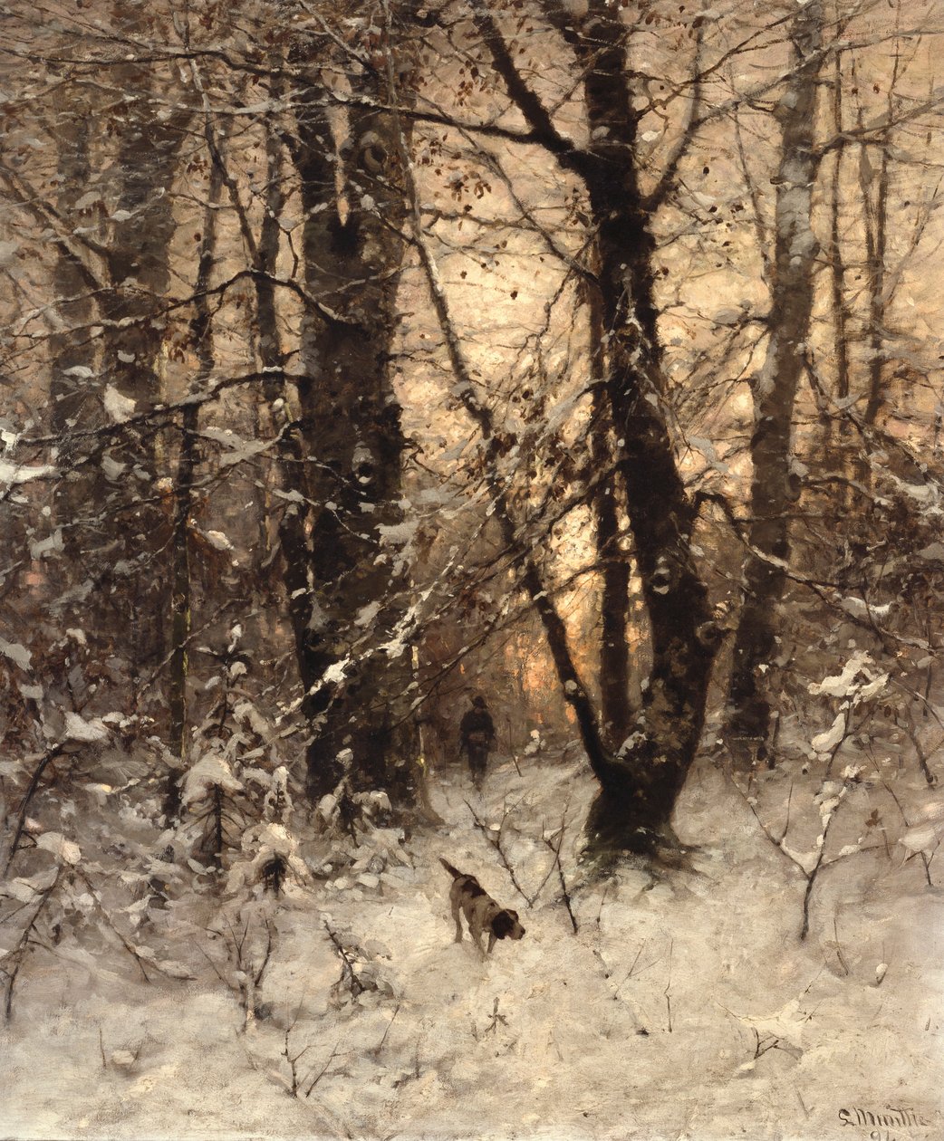 Winterdämmerung, 1891 von Ludwig Munthe