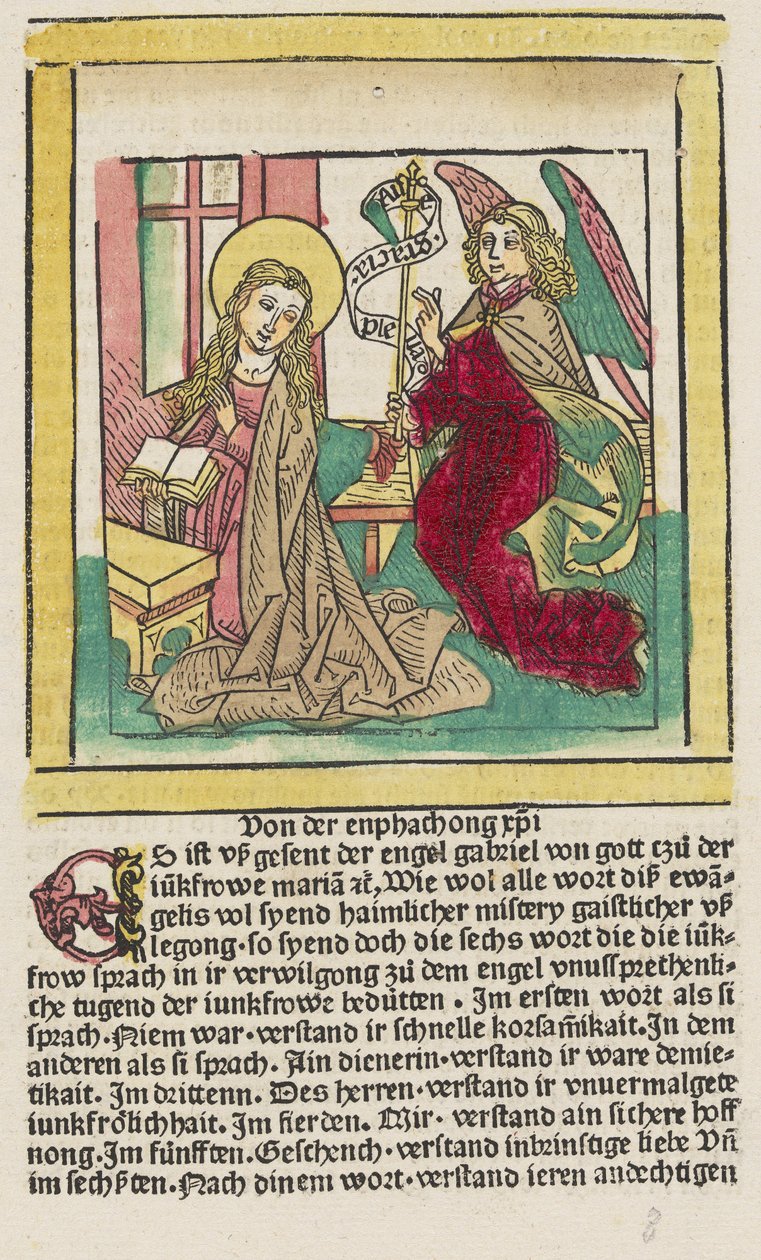 Gaistliche usslegong des lebes Jhesu Cristi von Ludwig Schongauer, German 15th Century, Ludolph of Saxony