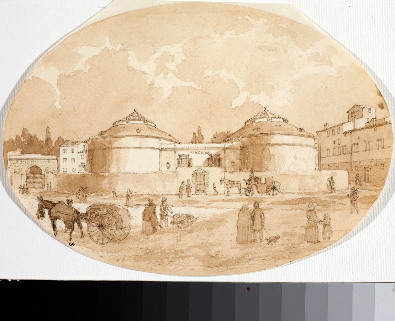 Ansicht des Porta al Prato Platzes in Florenz von Luigi Garibbo