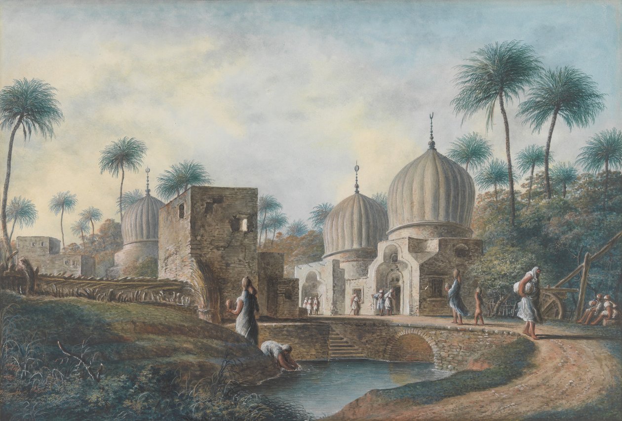 Gräber großer arabischer Heiliger in der Nähe von Rosetta, Ägypten von Luigi Mayer