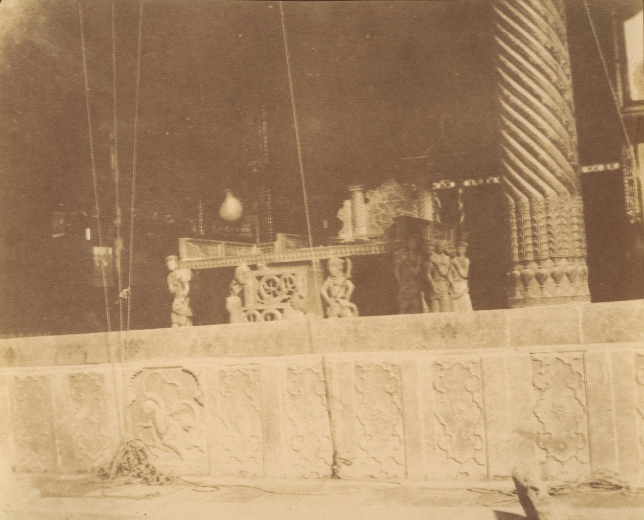 Golestan-Palast, Teheran, Iran Takht-i Marmor, 1840er-60er Jahre von Luigi Pesce