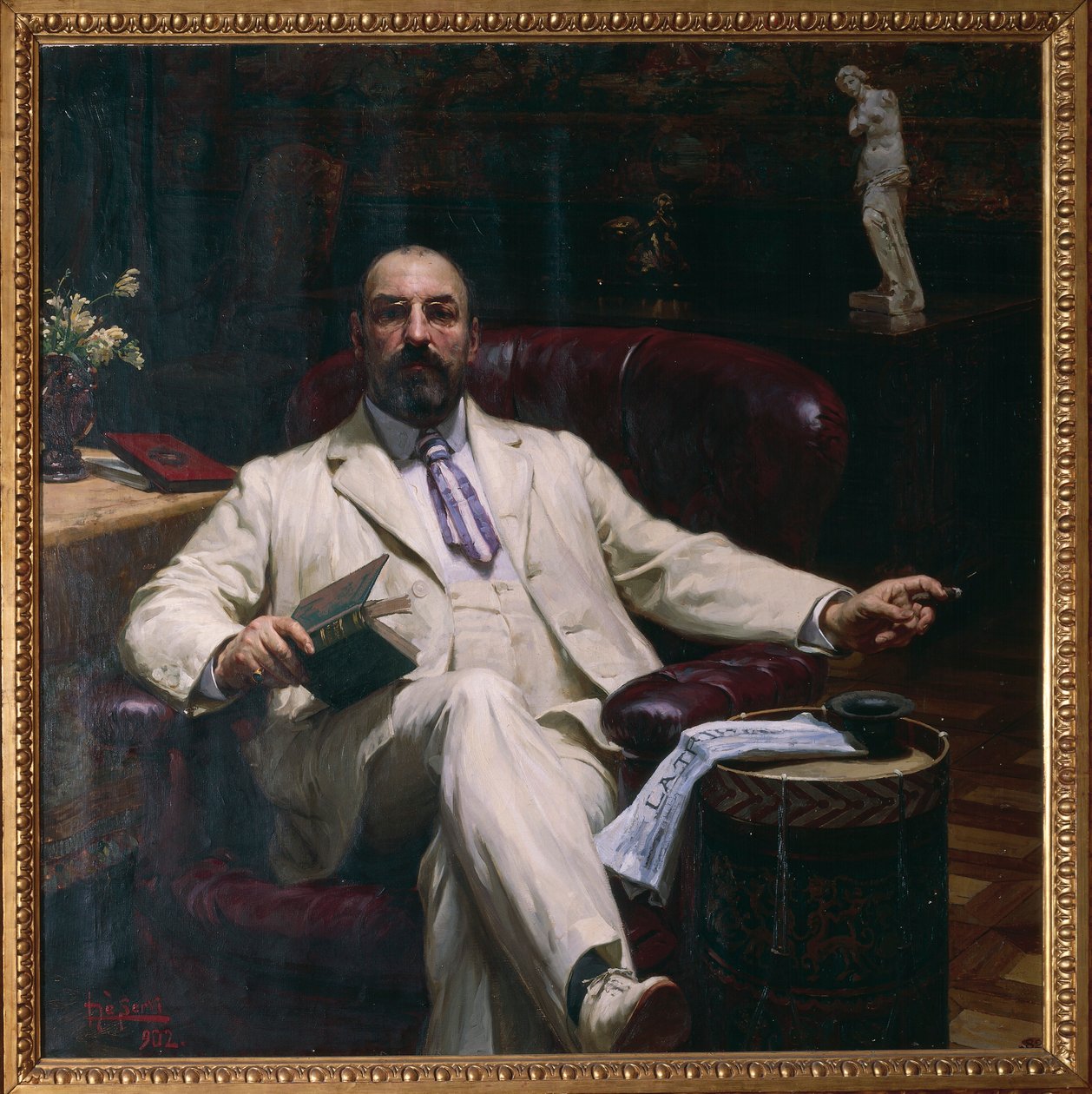 Porträt von Evan Mackenzie von Luigi de Servi
