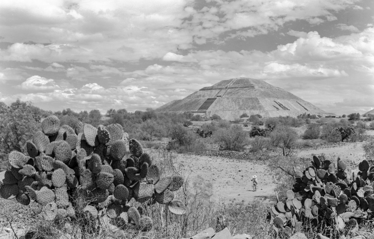 Maya-Pyramide, Halbinsel Yucatán, 1936 von Luis Marden