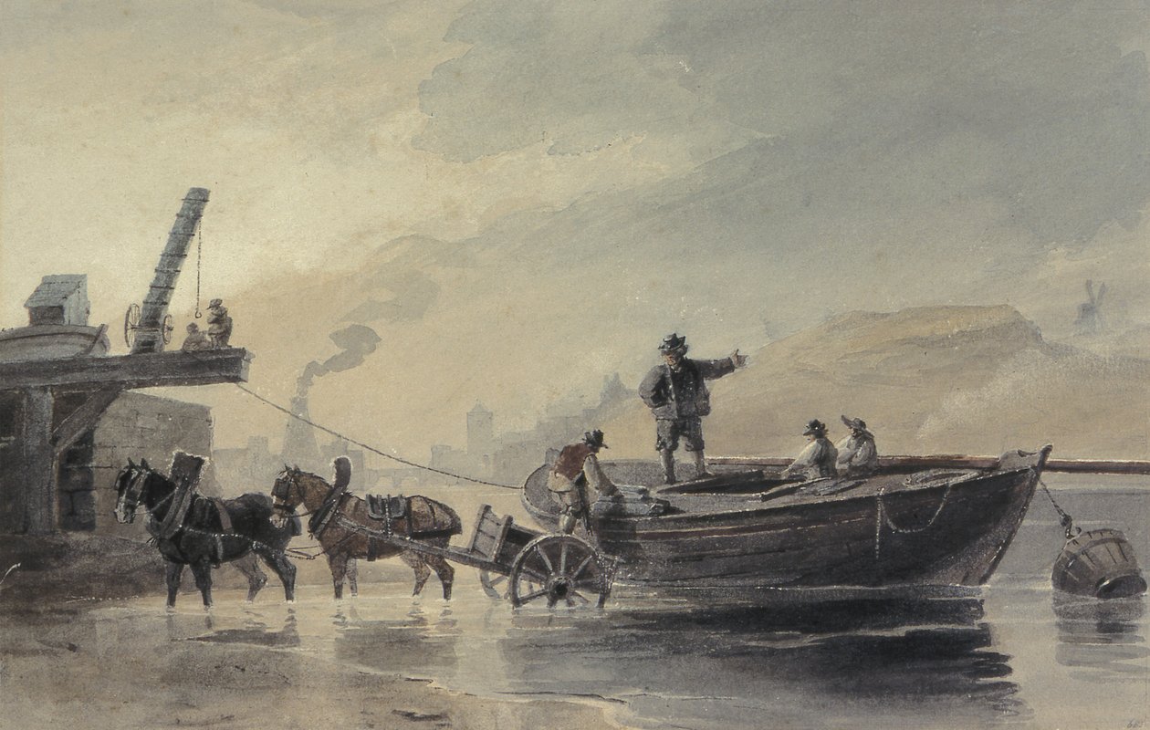 Eine Flusslandschaft von Luke Clennell: Kunstdruck kaufen
