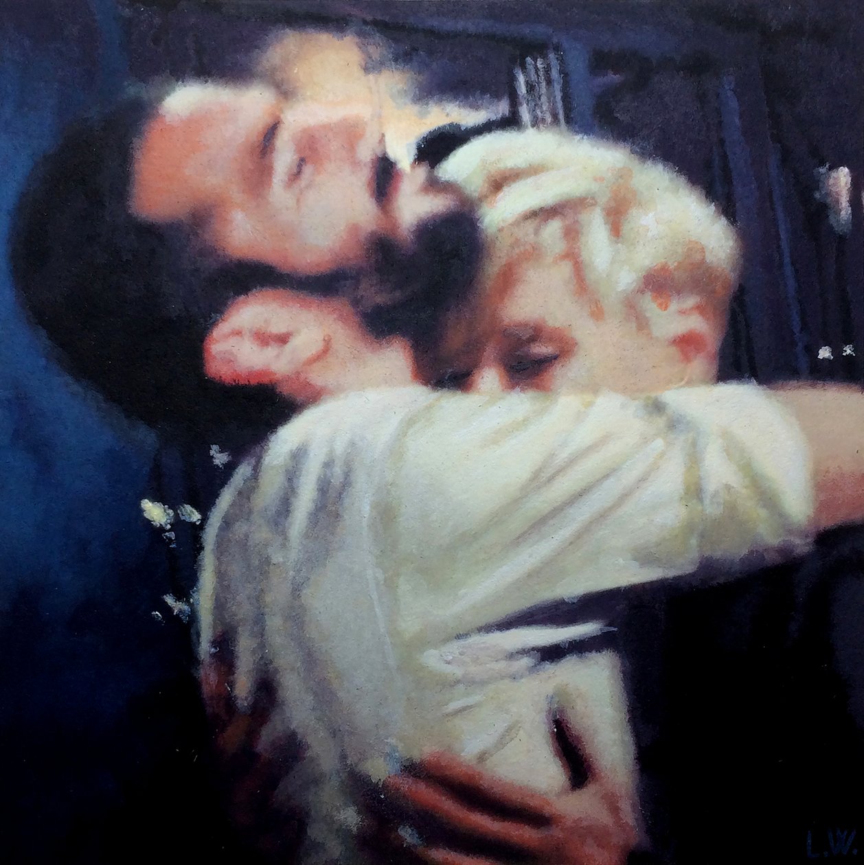 Eine Rose, eine Perle, du bist der Dreh auf meiner Welt, um 2014 von Luke Waller