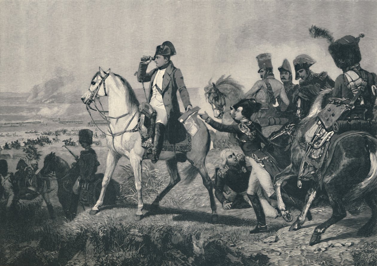 Die Schlacht von Wagram, 6. Juli 1809, 1896 von M. Haider