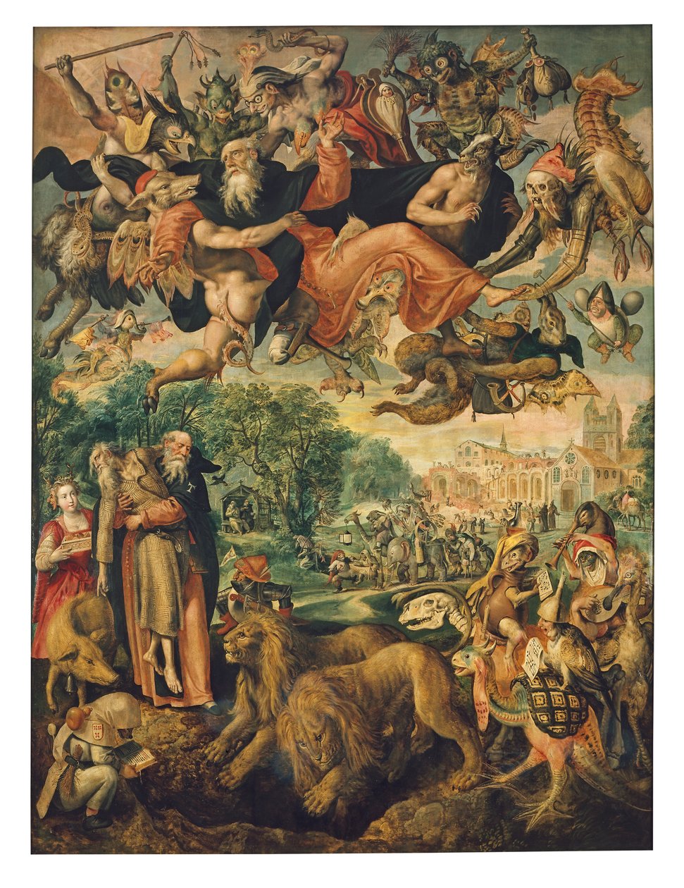 Die Versuchung des heiligen Antonius von Maarten de Vos