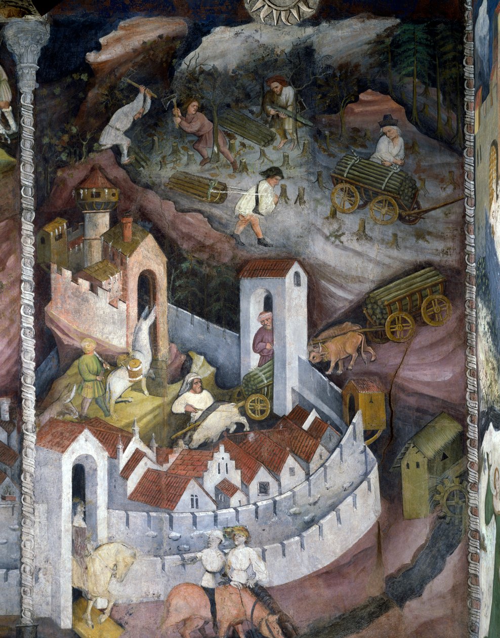 Monat Dezember, Zyklus der Monate von Maestro (attr. to) Venceslao