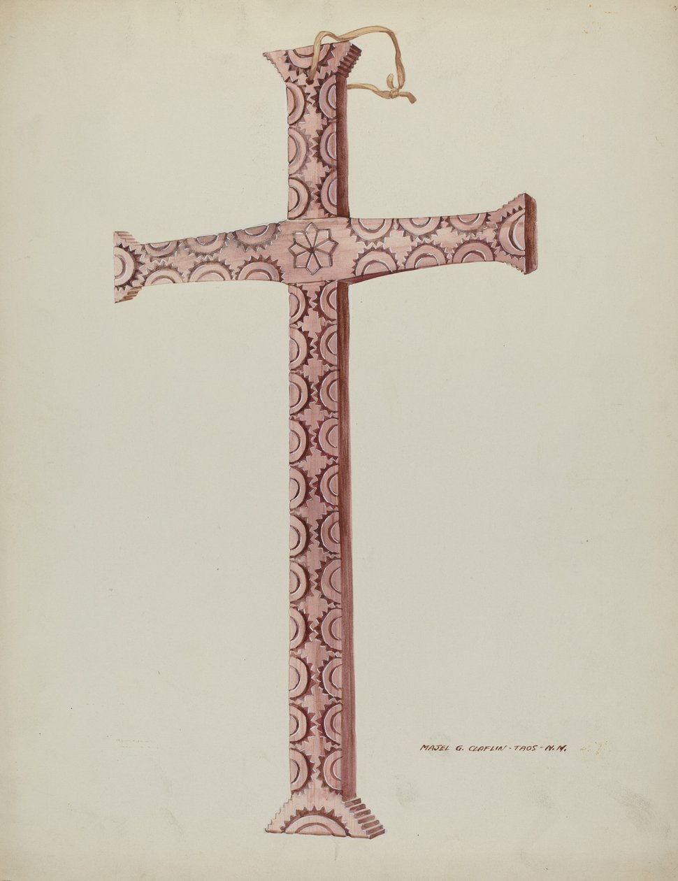 Cedar Cross von Majel G. Claflin