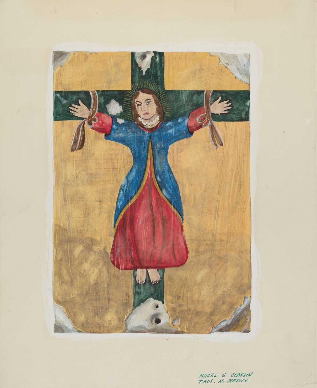 Gemälde von St. Liberata, ca. 1939 von Majel G. Claflin