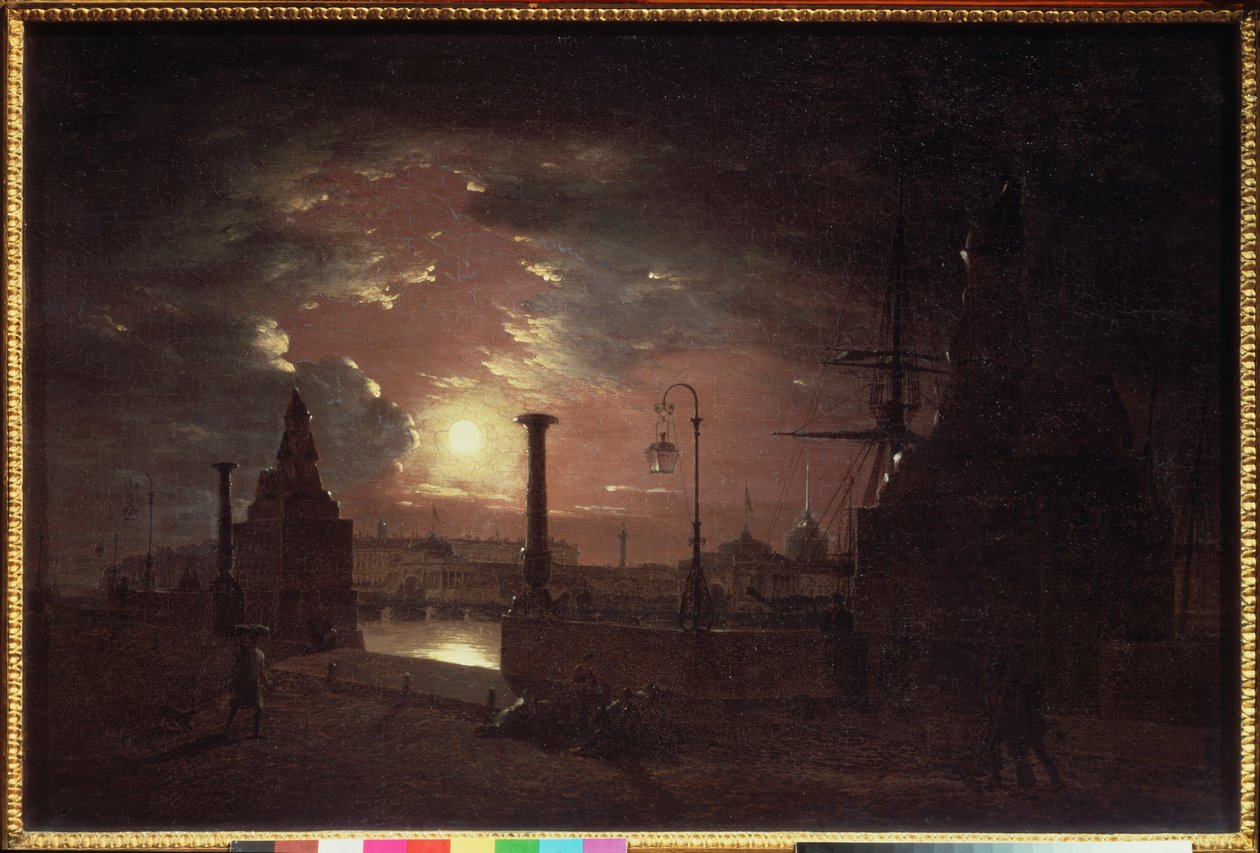 Herbstnacht in St. Petersburg von Maksim Nikiforovich Vorobiev