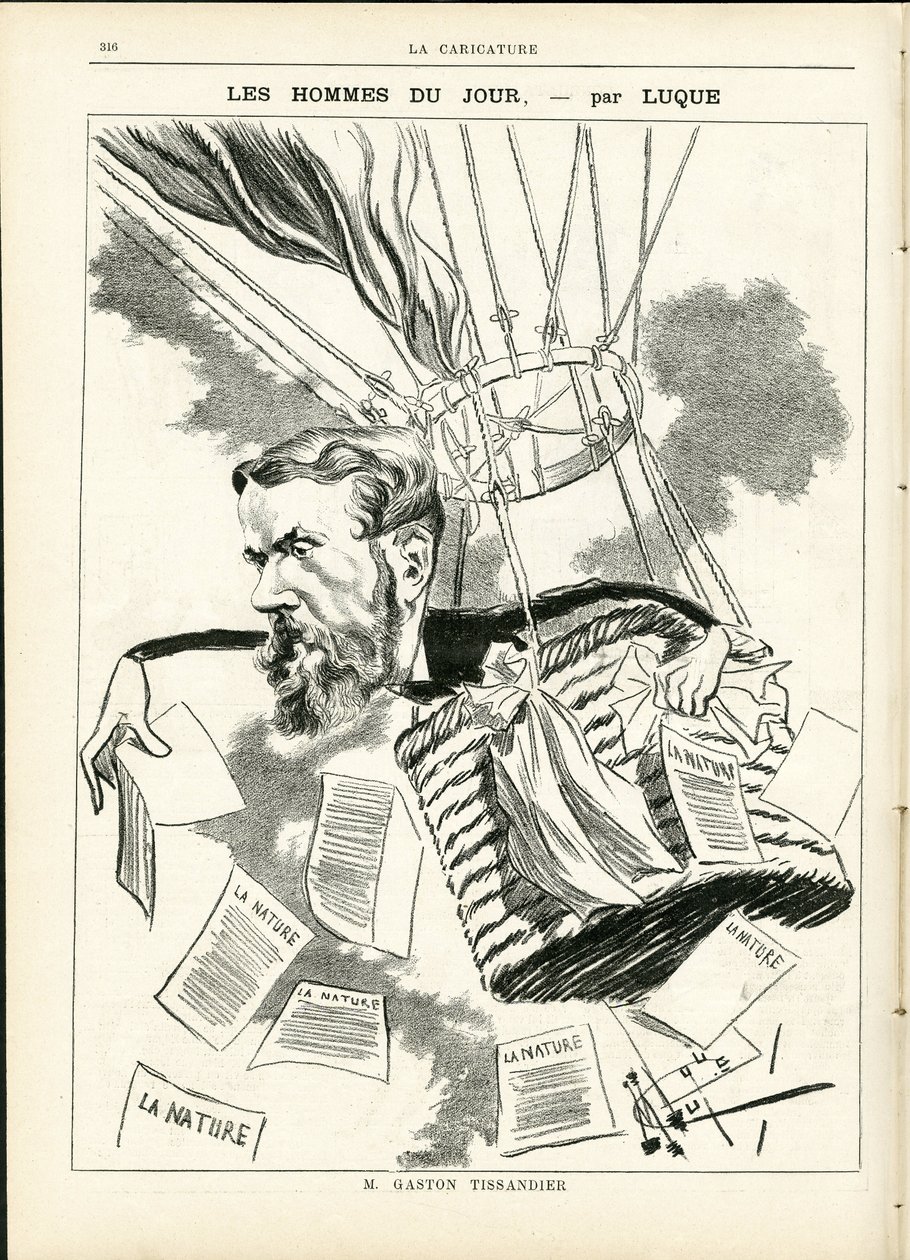 Illustration von Manuel Luque (1854-1919) in La Caricature (1880) von Manuel Luque