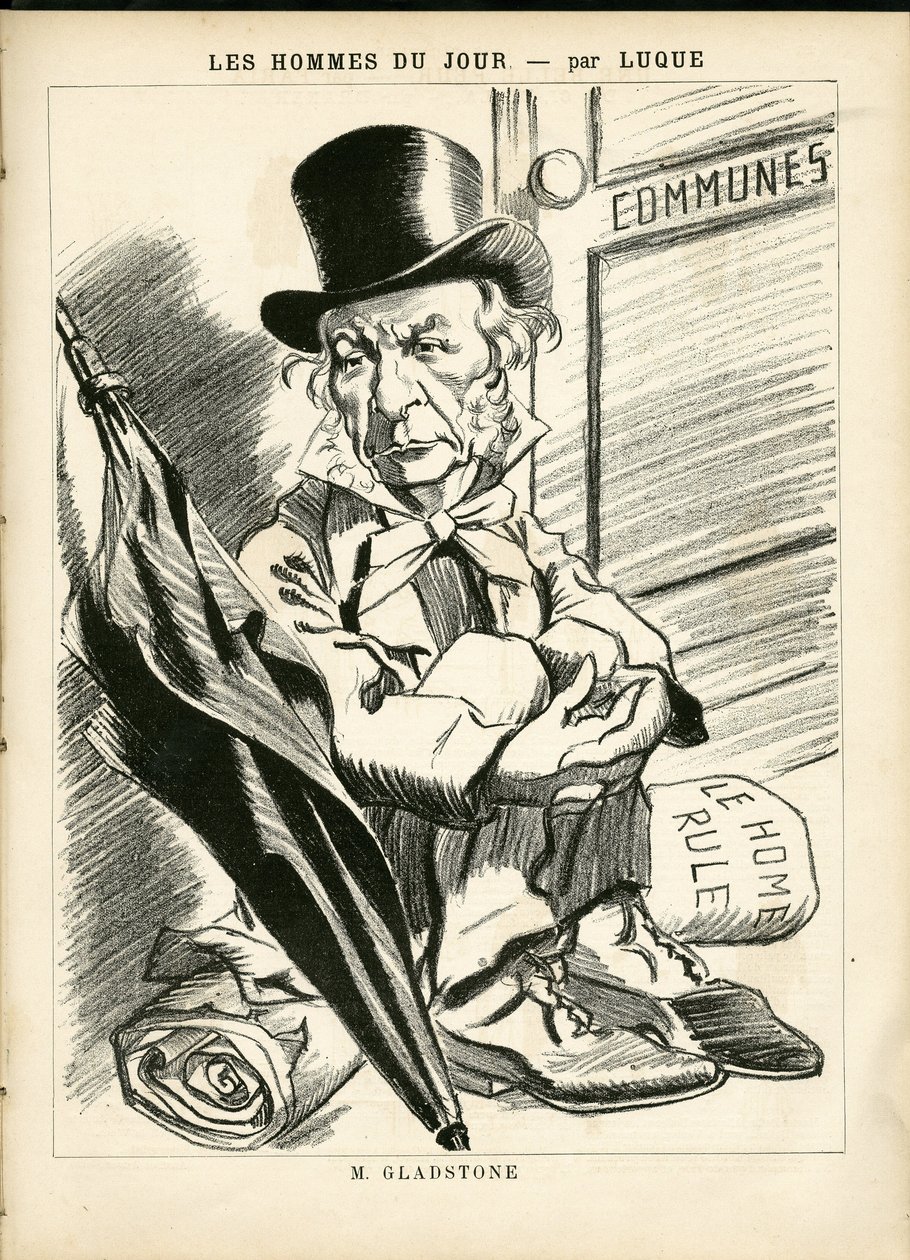 Illustration von Manuel Luque (1854-1919) in La Caricature (1880) von Manuel Luque