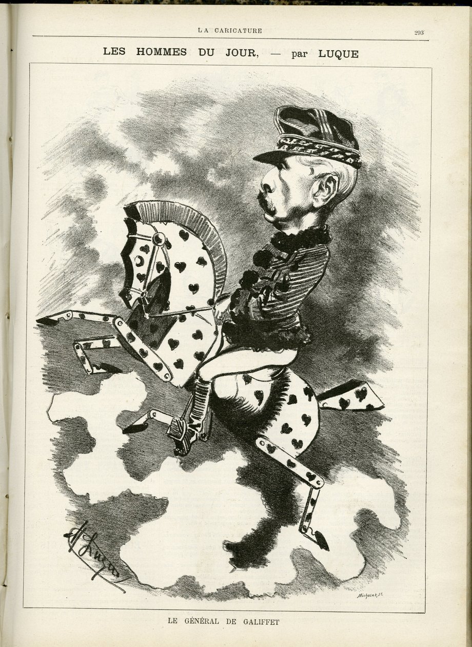 Illustration von Manuel Luque (1854-1919) in La Caricature (1880) von Manuel Luque