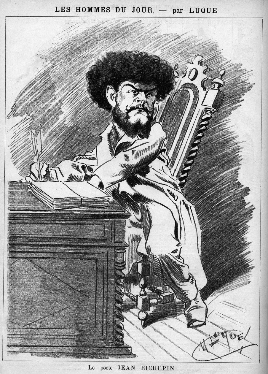Jean Richepin (1849-1926), französischer Schriftsteller von Manuel Luque