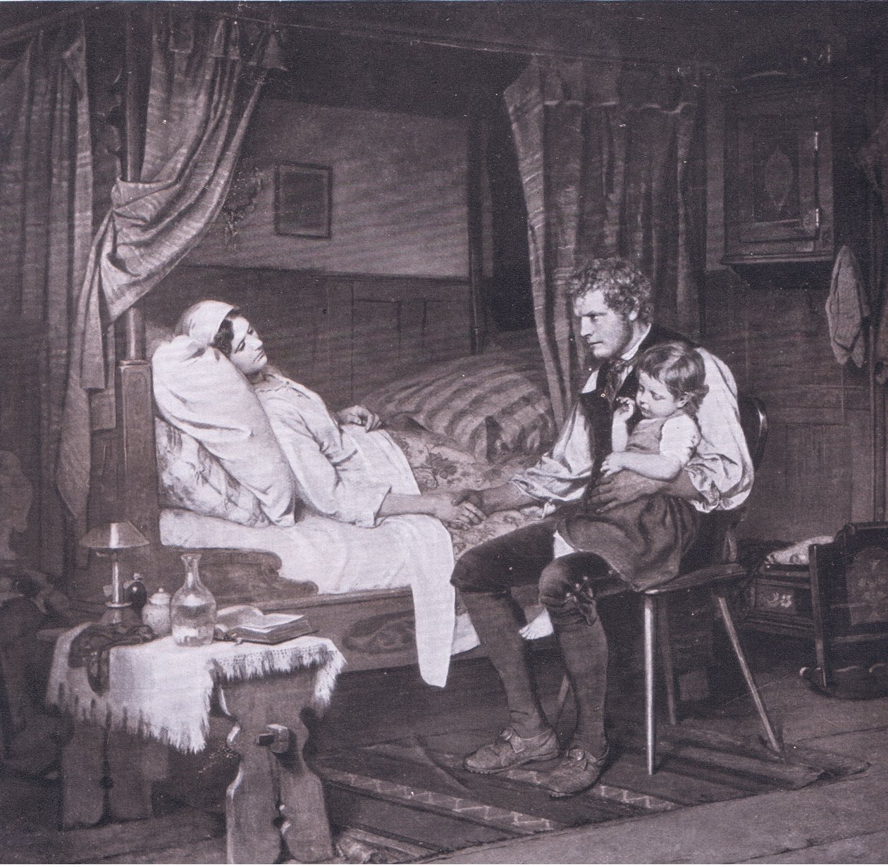 Die Krankheit der Mutter, Bibbys Annual, 1916-1917 von Marc Louis Benjamin Vautier