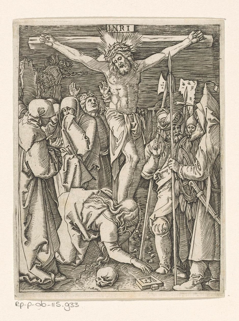 Kreuzigung Passion Christi (Serientitel) von Marcantonio Raimondi