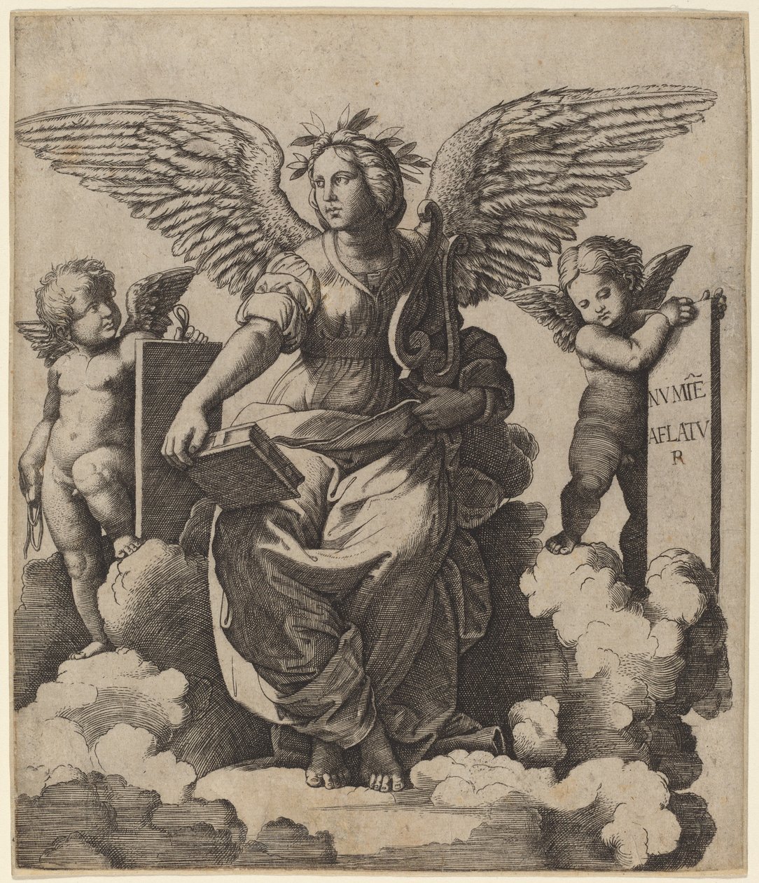 Poesie von Marcantonio Raimondi after Raphael
