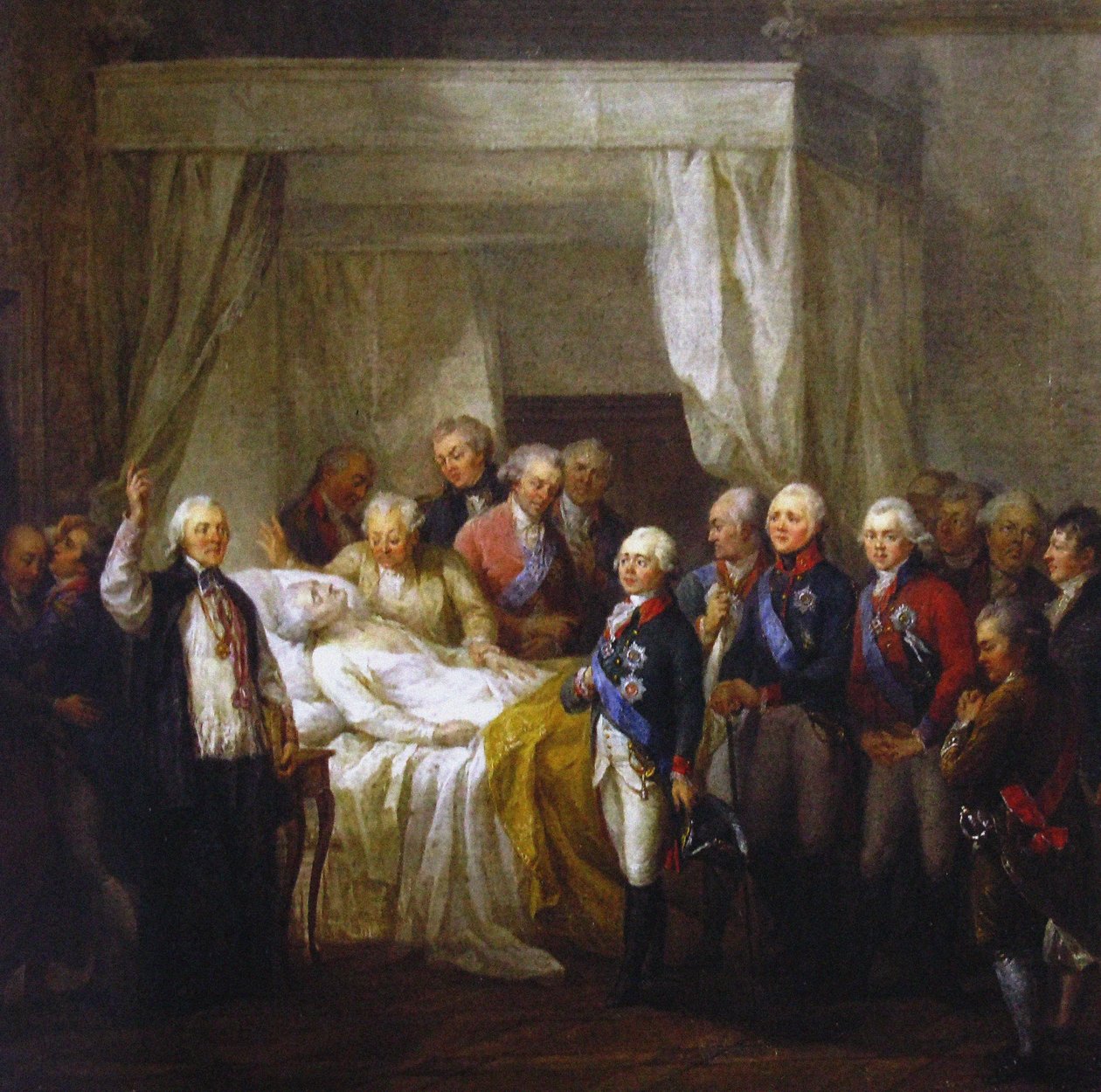 Der Tod von Stanislaw II. August Poniatowski, nach 1798 von Marcello Bacciarelli