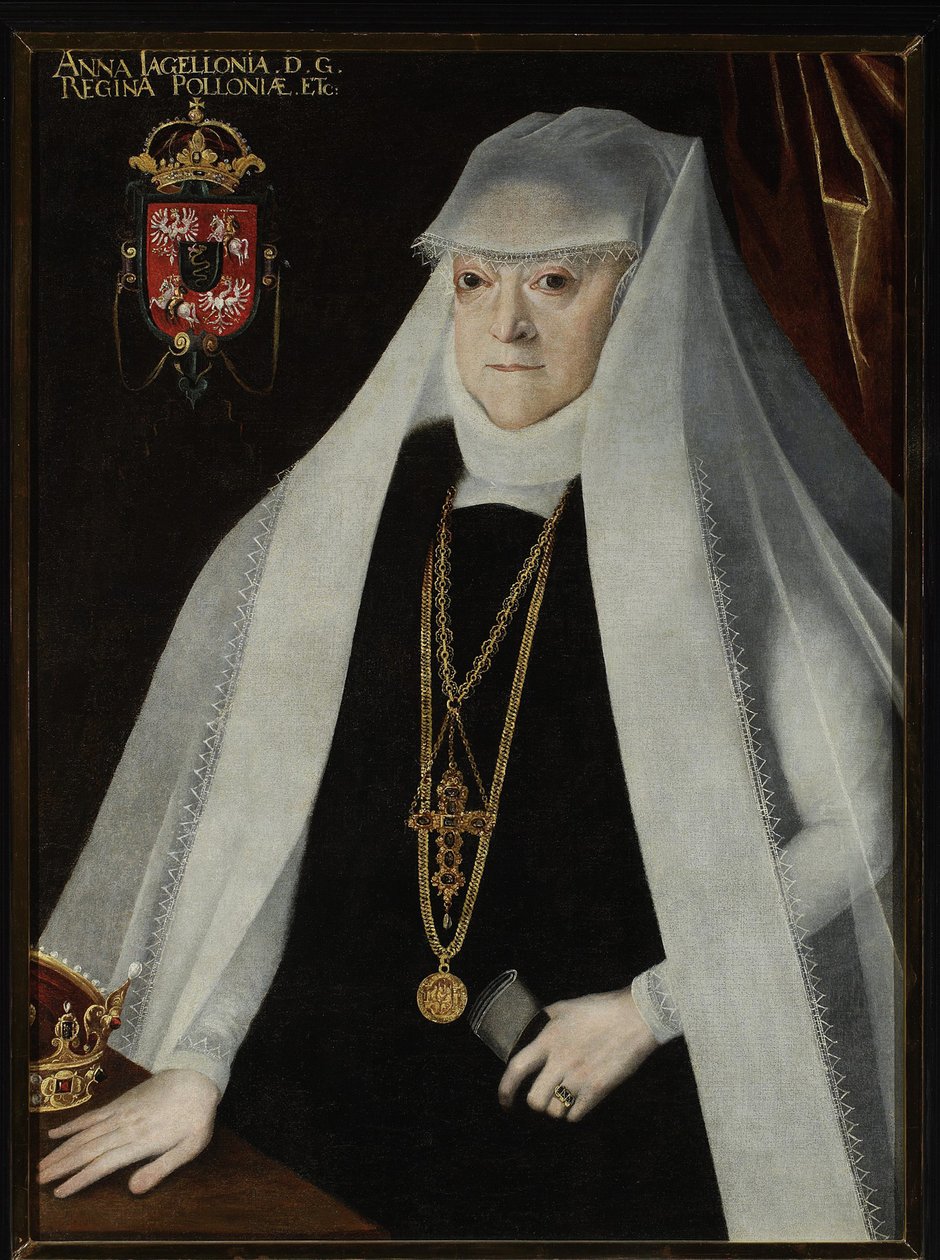Porträt von Anna Jagiellon, Königin von Polen von Marcin Kober