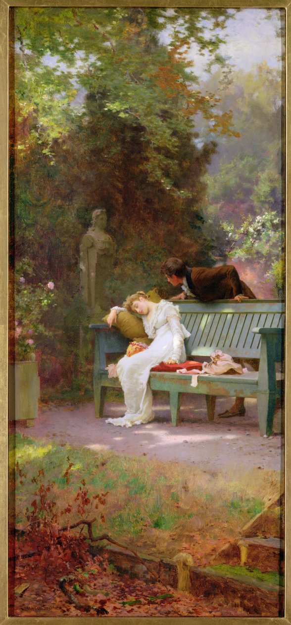Ein gestohlener Kuss von Marcus Stone