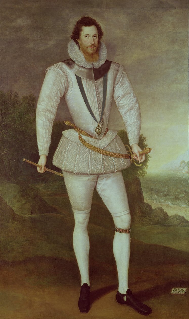 Robert Devereux, 2. Earl of Essex, ca. 1596 von Marcus Garret Gheeraerts the Younger