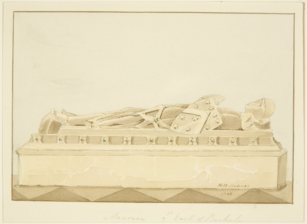 Abbild von Maurice, 7. Earl of Berkeley in der Kathedrale von Bristol von Marcus H. Homes