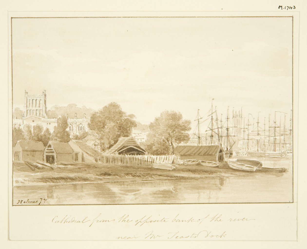 Südansicht der Kathedrale von Bristol von Marcus H. Homes