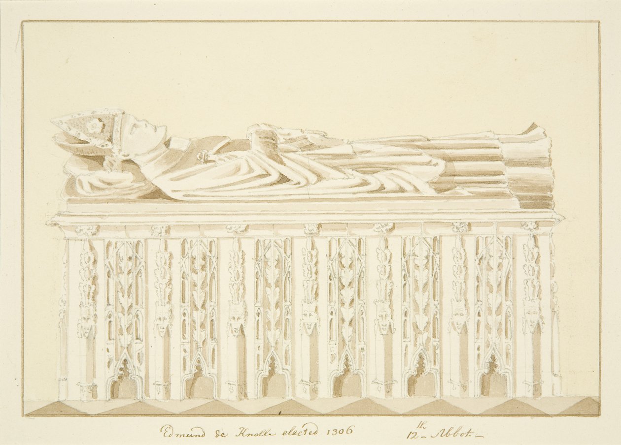 Grab von Abt Knowles in der Kathedrale von Bristol von Marcus H. Homes