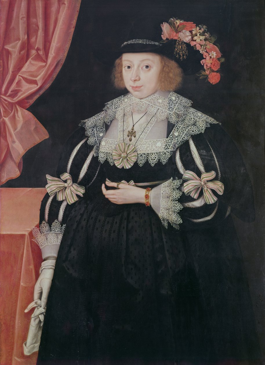 Anne Hale, Mrs. Hoskins (ca. 1609-51), 1629 von Marcus Garret Gheeraerts the Younger