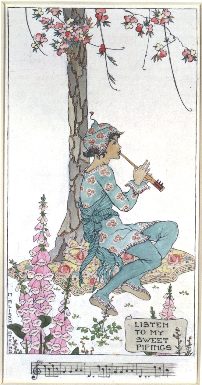 Höre meine süßen Pfeifen von Margaret Alison Atkins