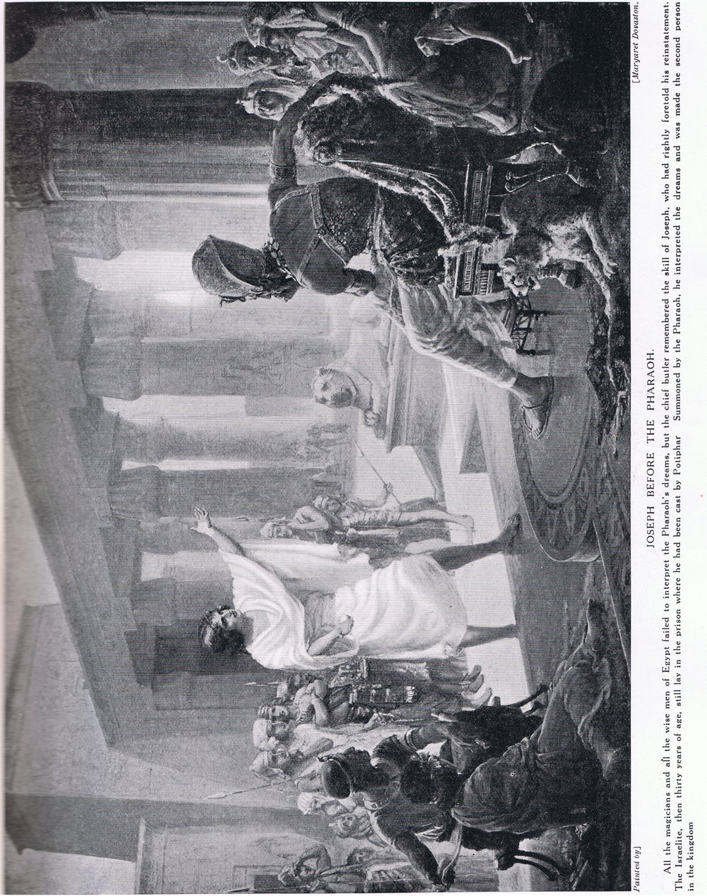 Joseph vor dem Pharao, um 1920 von Margaret Dovaston