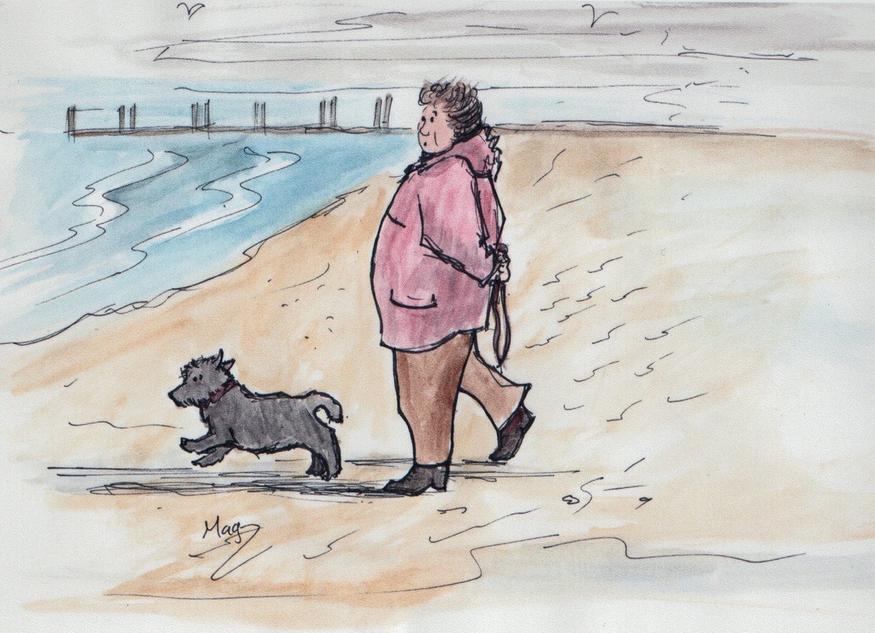 Mit dem Hund spazieren - 03 von Margaret Loxton