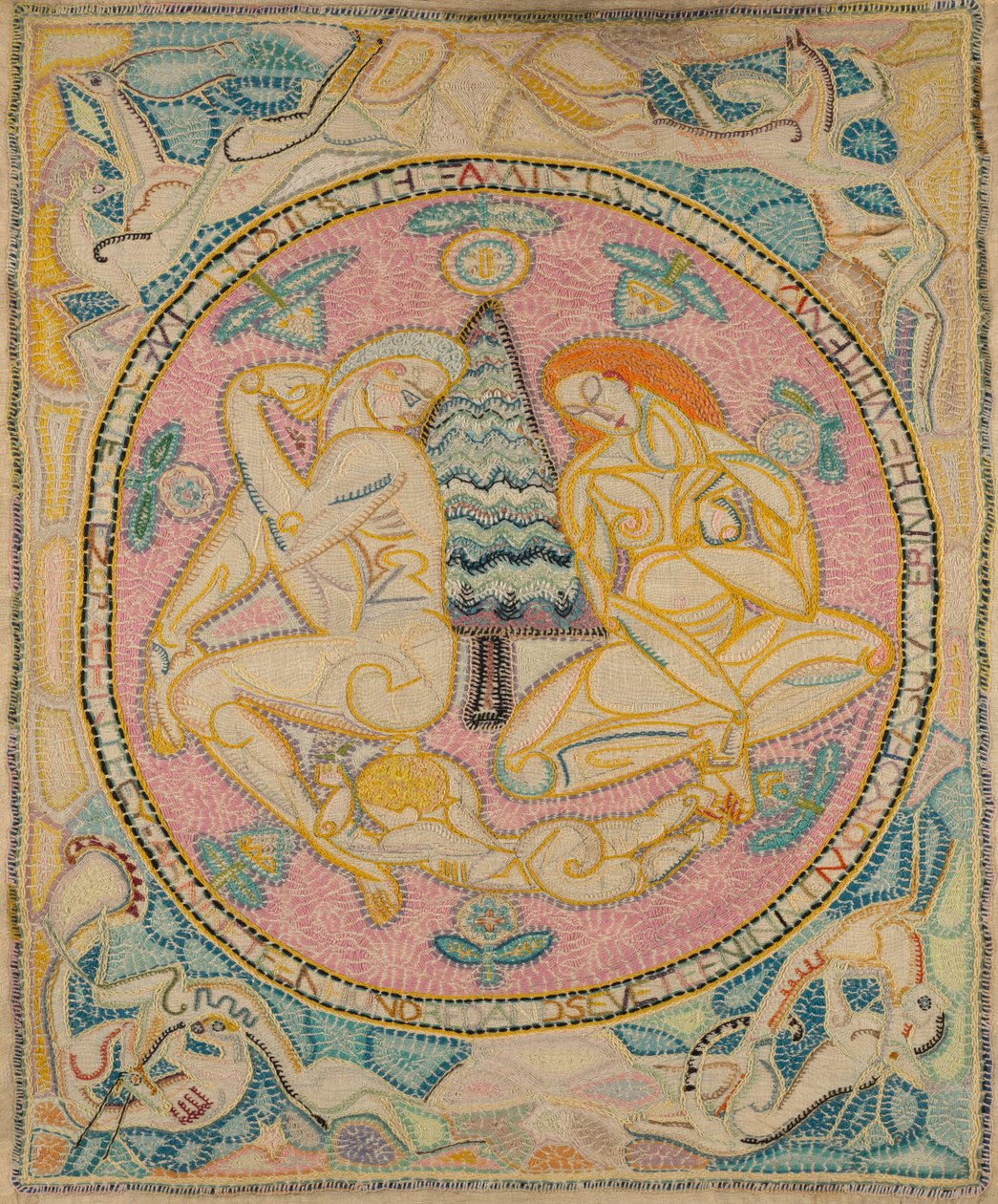 Die Familie (In Erinnerung an einen Sommer in den Weißen Bergen) von Marguerite Zorach