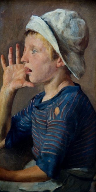Zeitungsjunge von Maria Pardos Ferreira Lage