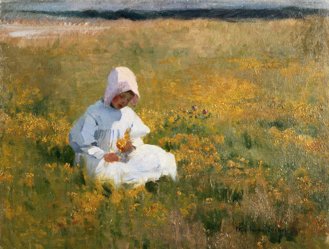 In einem Feld von Butterblumen von Marianne Stokes