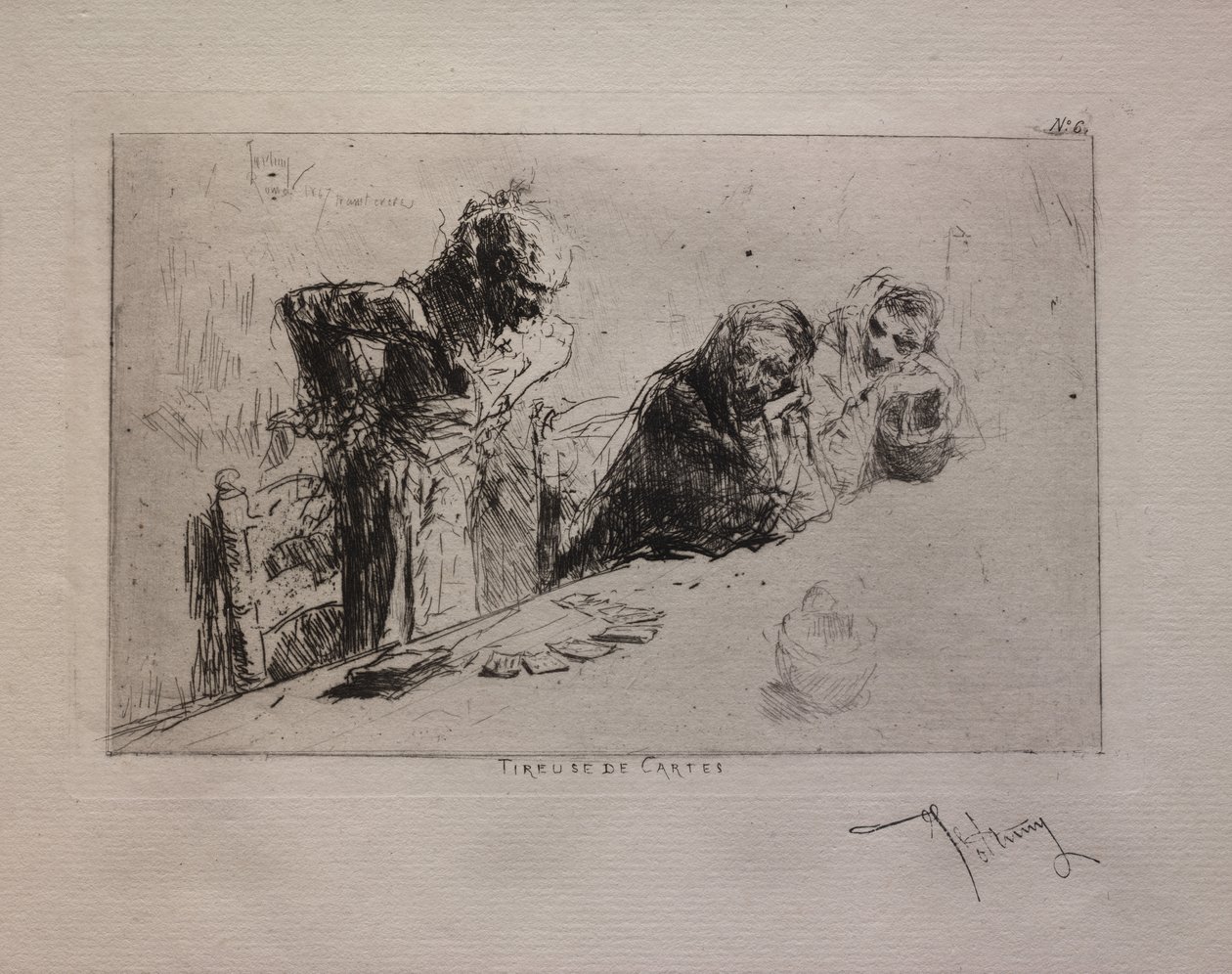 Tireuse de Cartes, 1867 von Mariano José María Bernardo Fortuny y Carbó