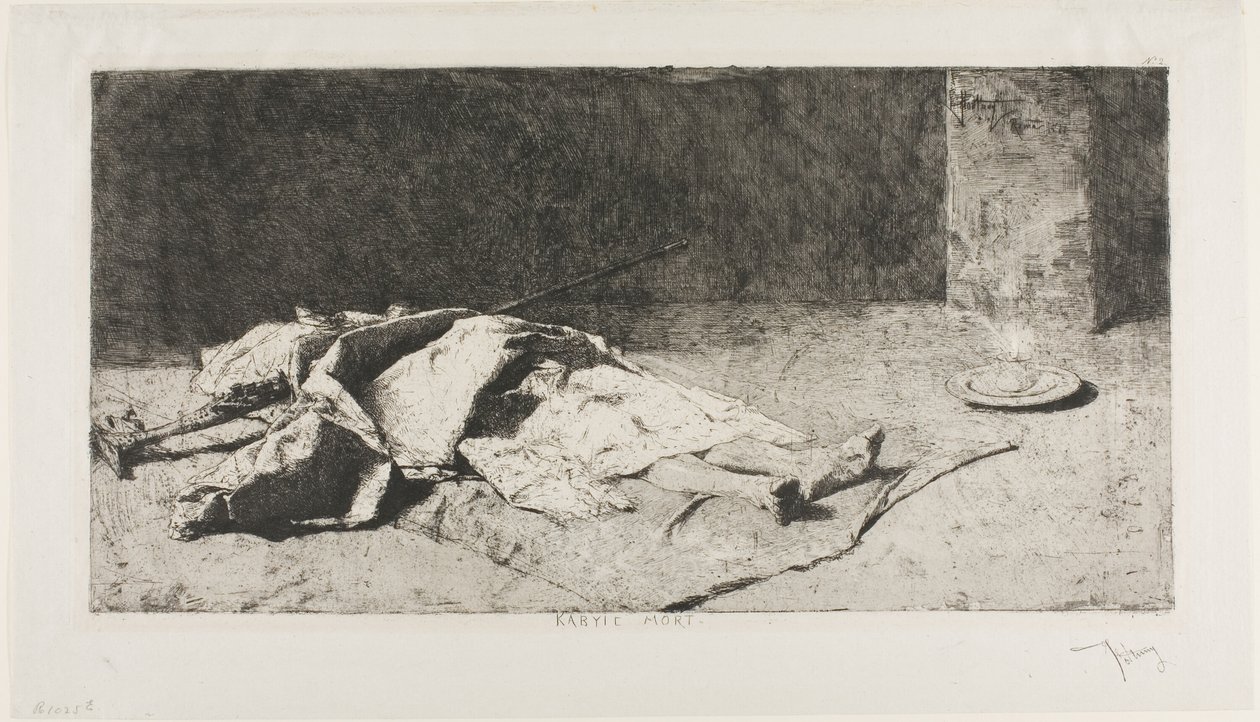 Toter Kabyle von Mariano Fortuny y Marsal