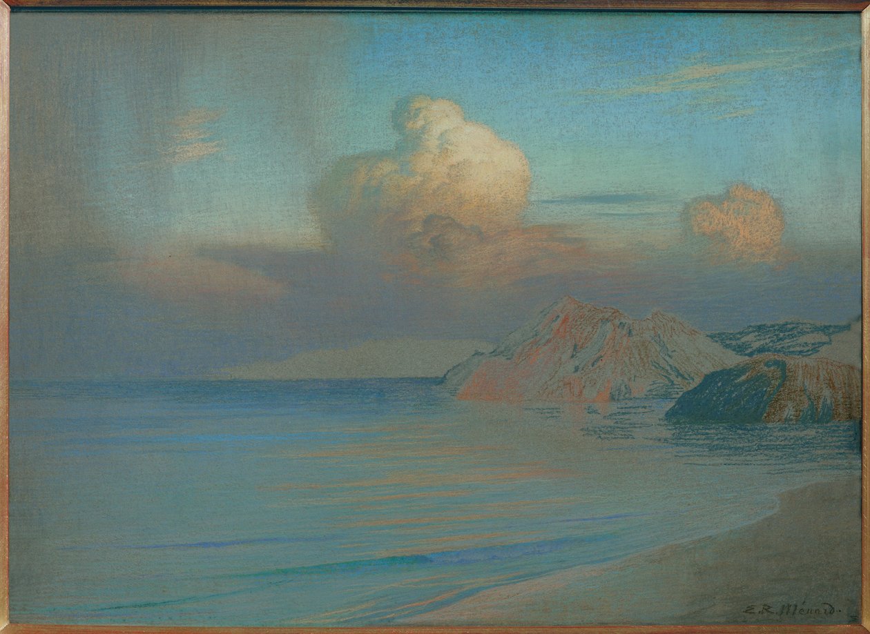 Le Nuage von Marie Auguste Emile Rene Menard: Kunstdruck
